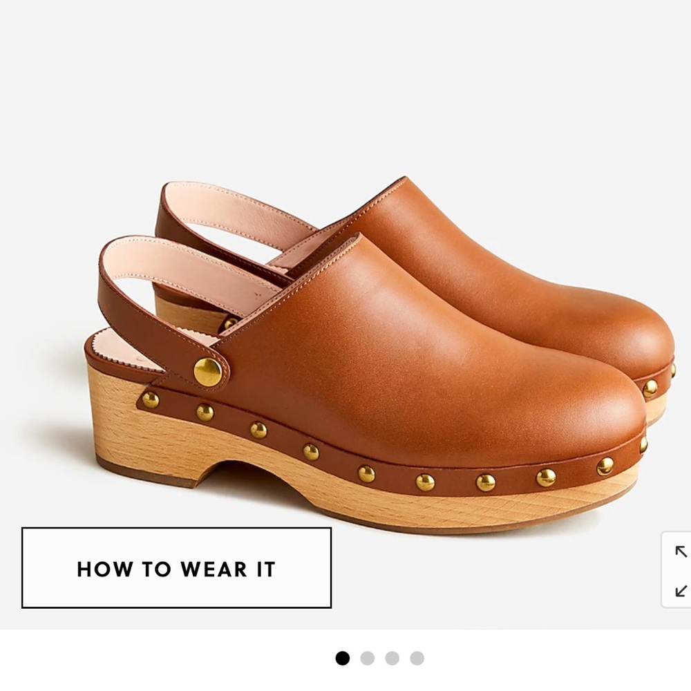 J.Crew Convertible Tan Clogs - Size 8.5